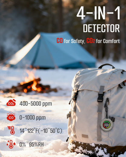 DS-100PRO Portable CO & CO2 Detector