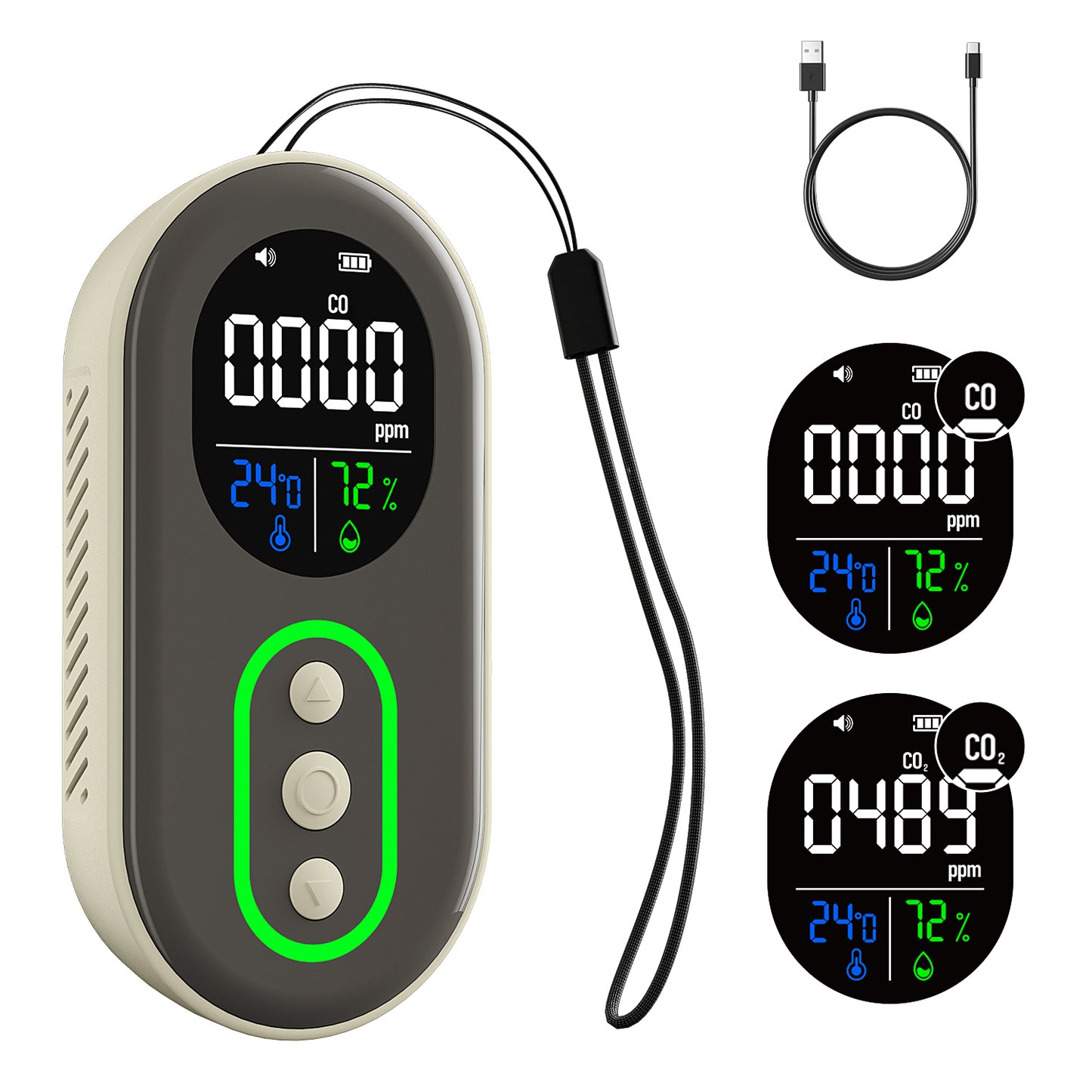DS-399PRO Carbon Monoxide and Carbon Dioxide Detectors