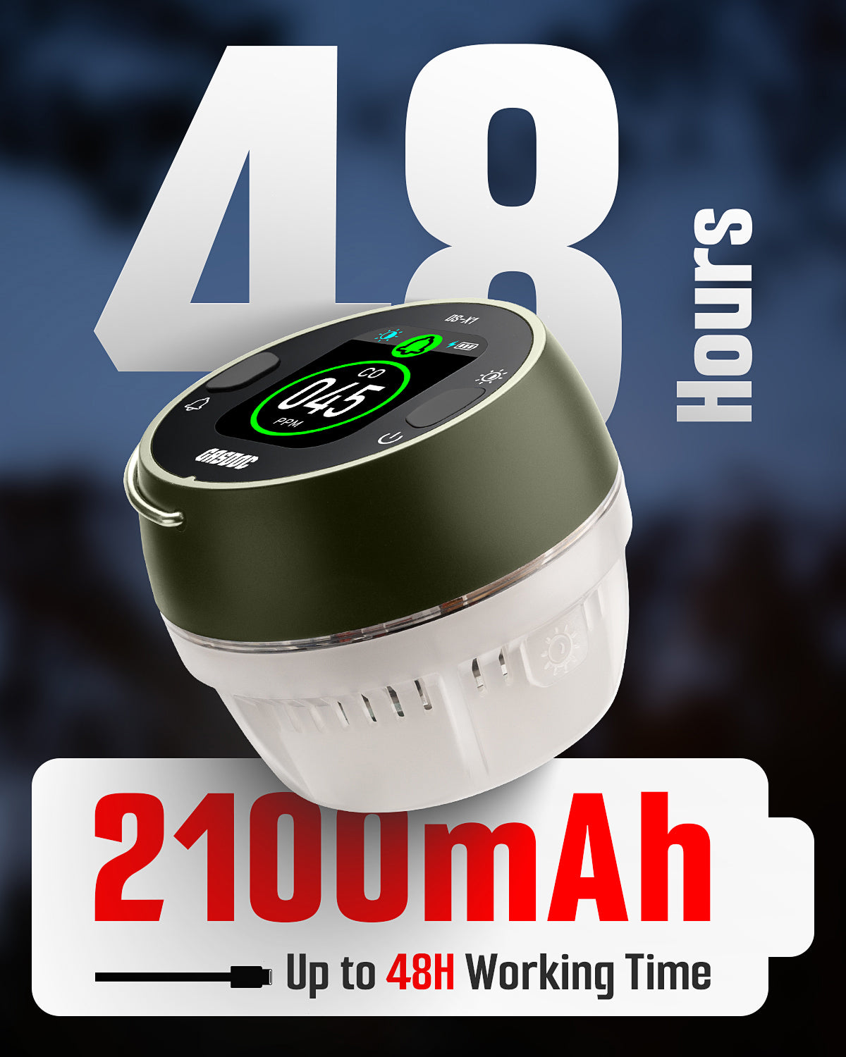 DS-X1 Portable Carbon Monoxide Detector