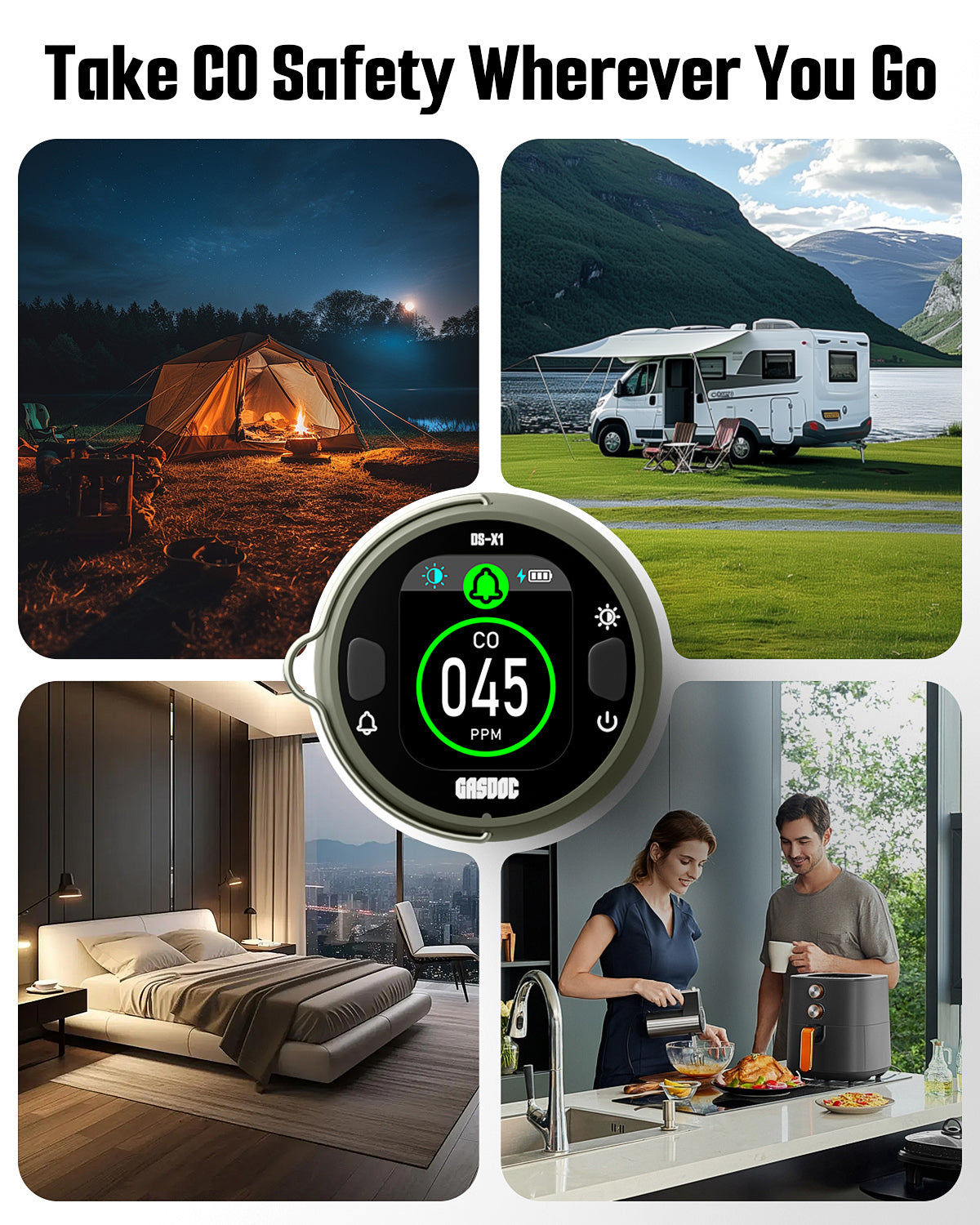 DS-X1 Portable Carbon Monoxide Detector